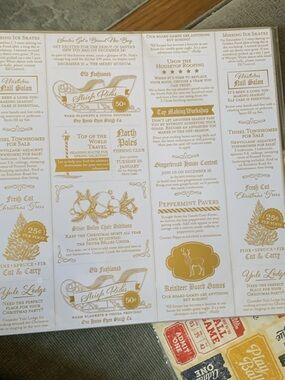 Stampin' Up! Holiday Home Designer Series Paper 12 x 12. Cut 12 x 6 shipping